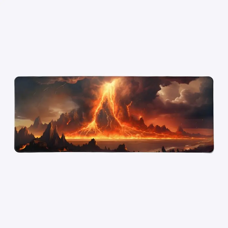 Exploding Volcano Mat