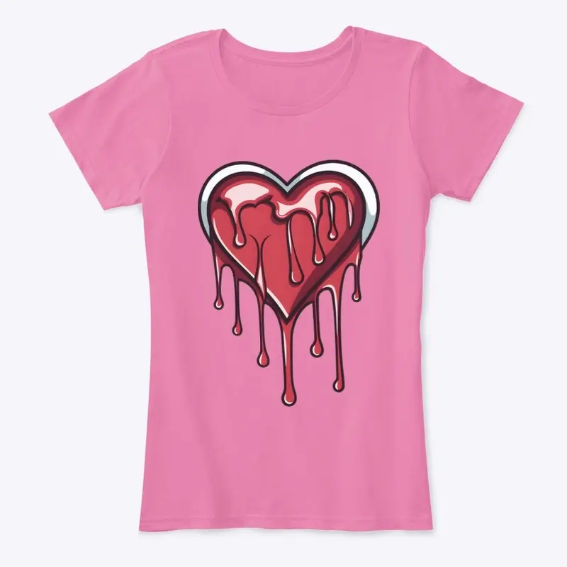 Dripping Heart Design 1