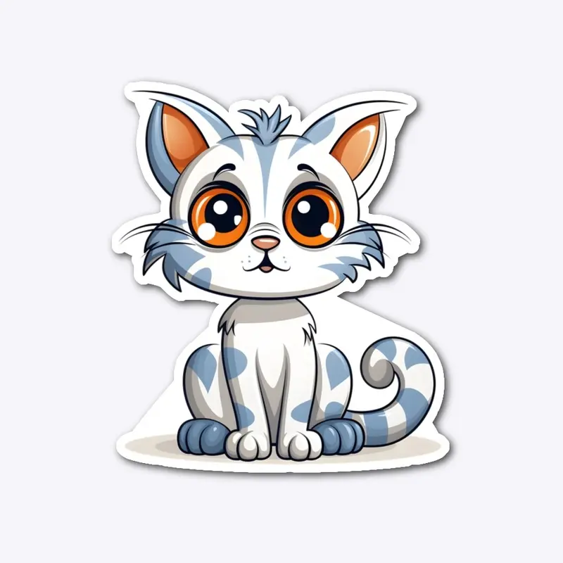 Cute Cartoon Cats Design 2