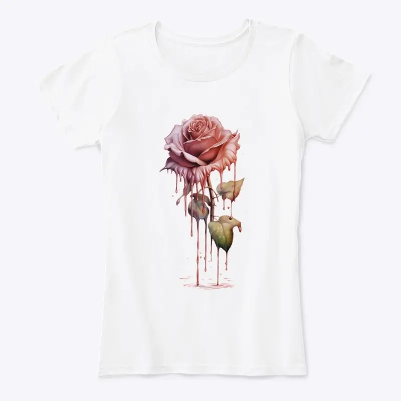 Dripping Rose Design 1