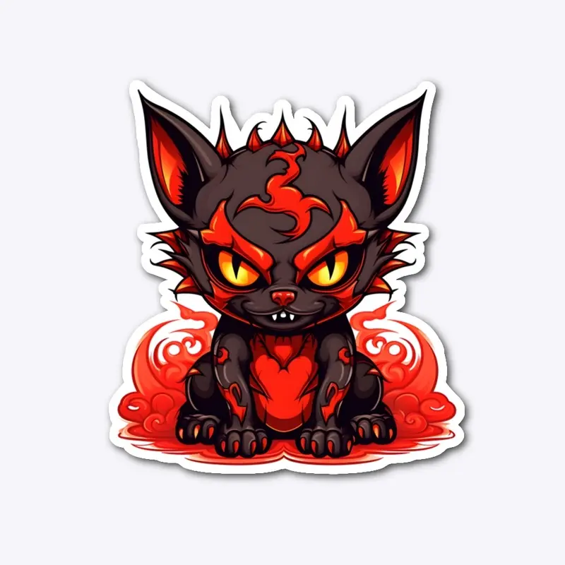 Cat from hell Design 1